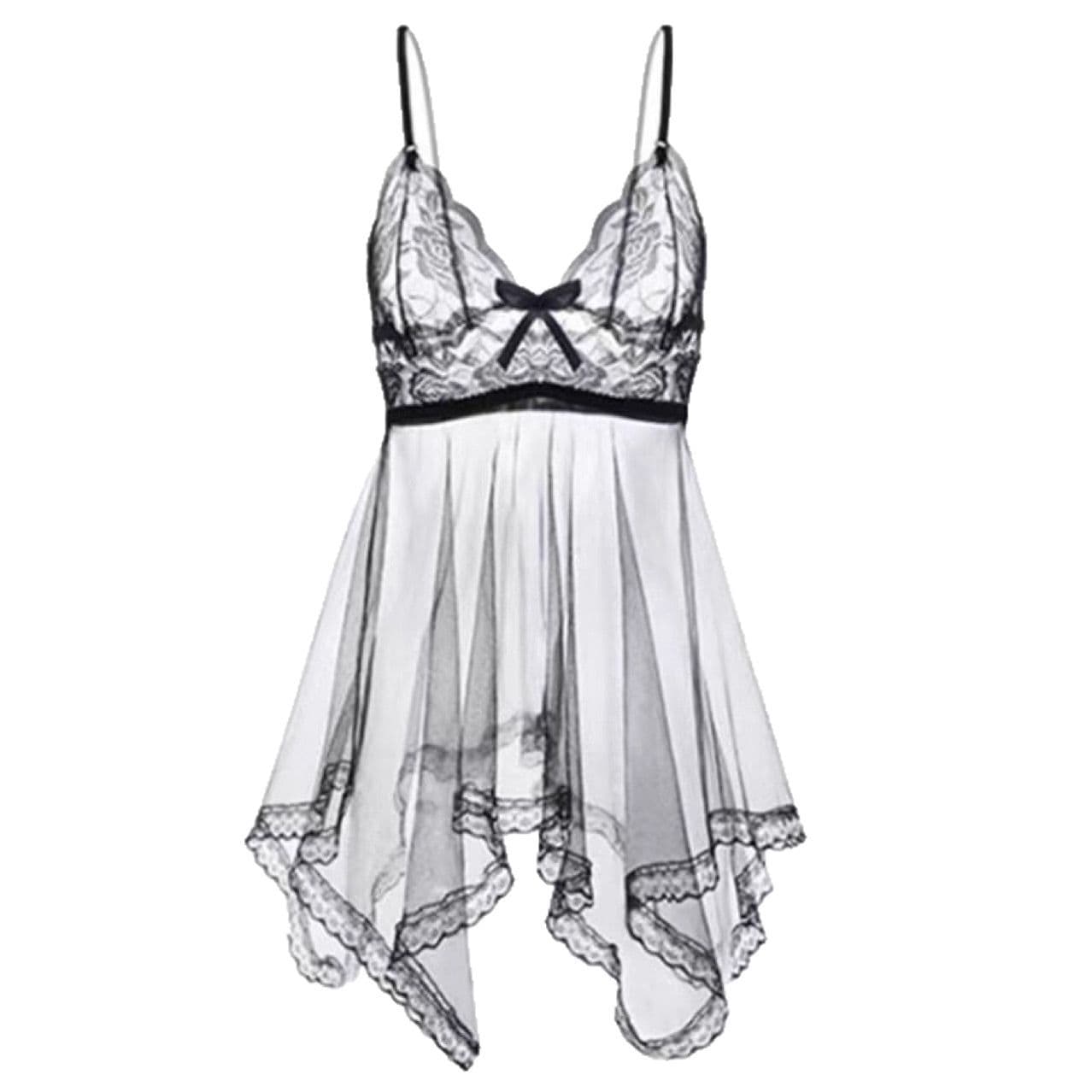 Romantic Lingerie: Sexy Sheer Openwork Bodysuit Set with Stockings—QQNY Women's, photo 5