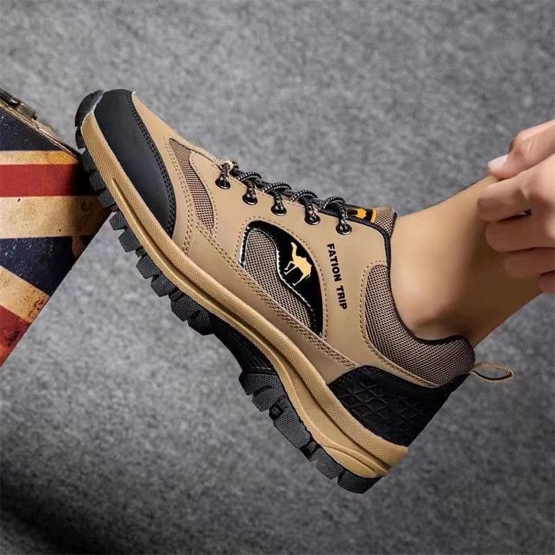 Men's Breathable Oversized Outdoor Hiking Boots – Lightweight Low-Top Walking Shoes for Casual & Trail Wear, photo 2