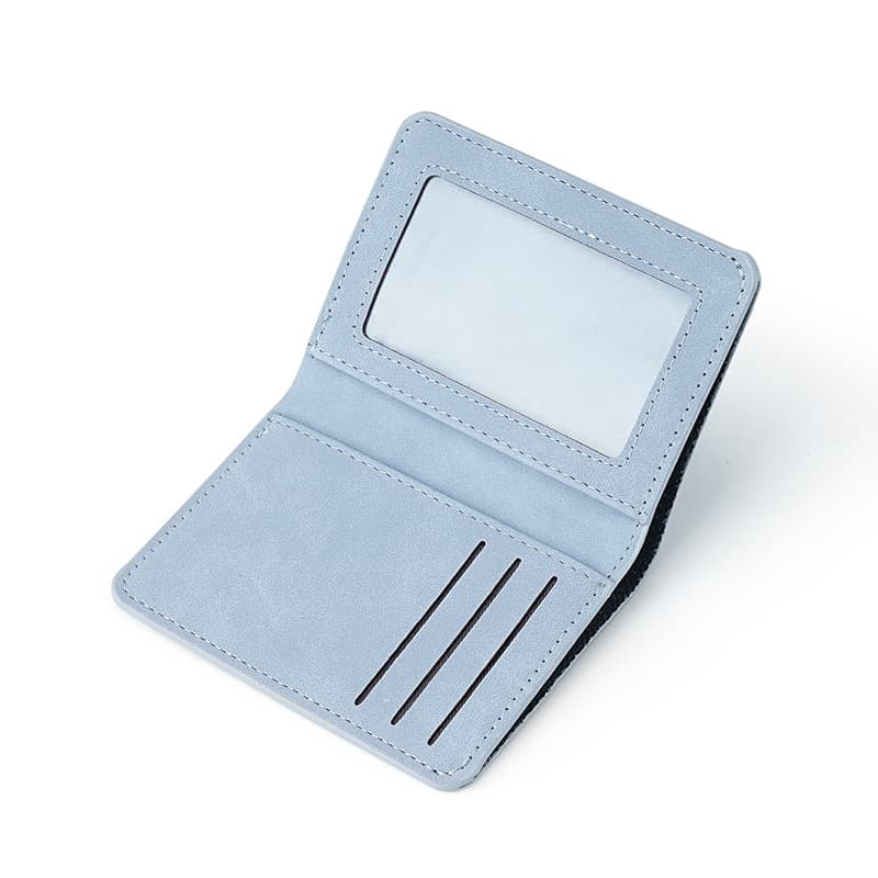 Ultra-Thin Mini Card Holder Wallet for Men & Women – Slim PU Card Case with Multiple Slots, Anti-Demagnetization ID & Ticket Holder, Solid Color, 4 Colors, photo 5