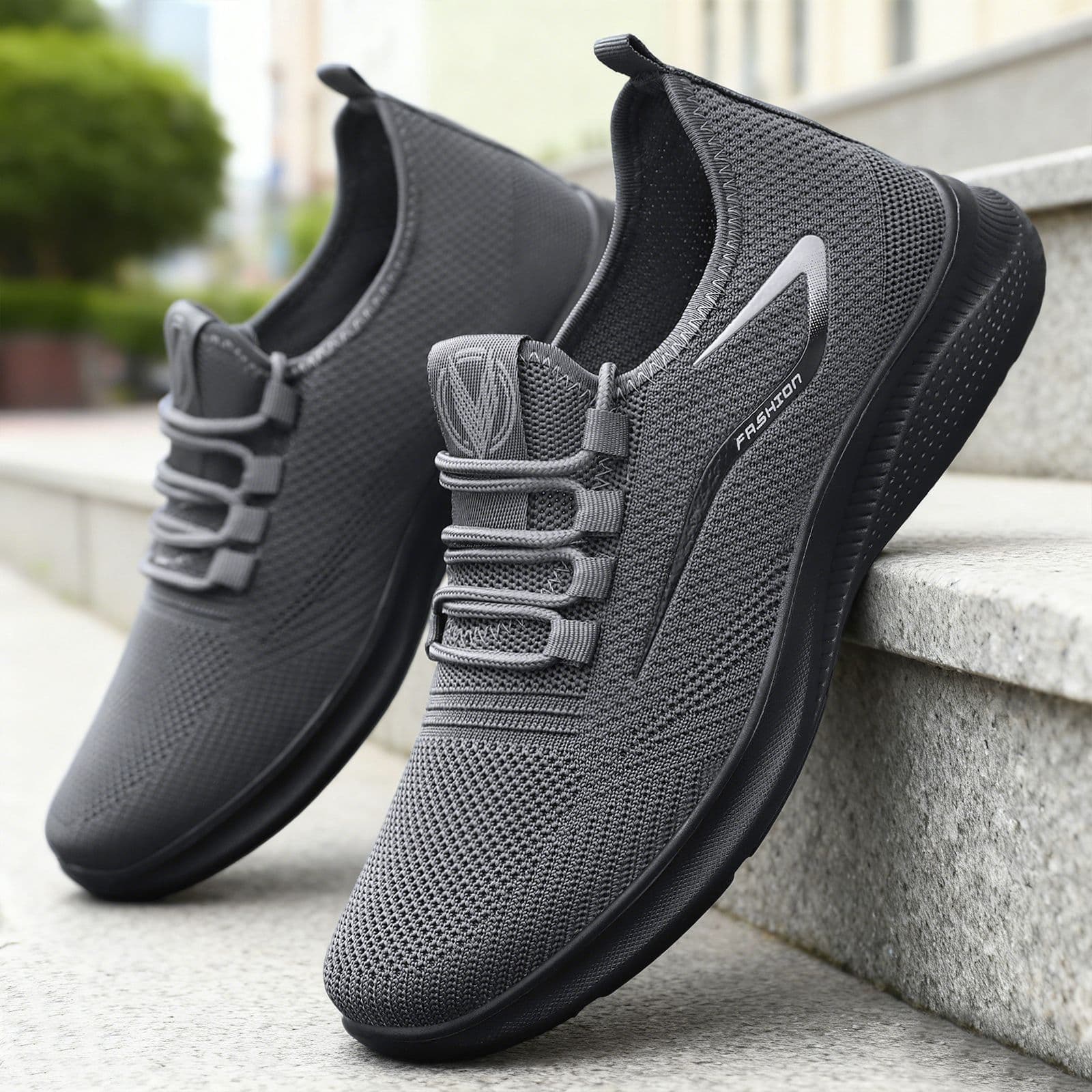 Men's Breathable Mesh Sneakers – Lightweight Casual Athletic Shoes, Odor-Resistant, Sizes 39-48, photo 3