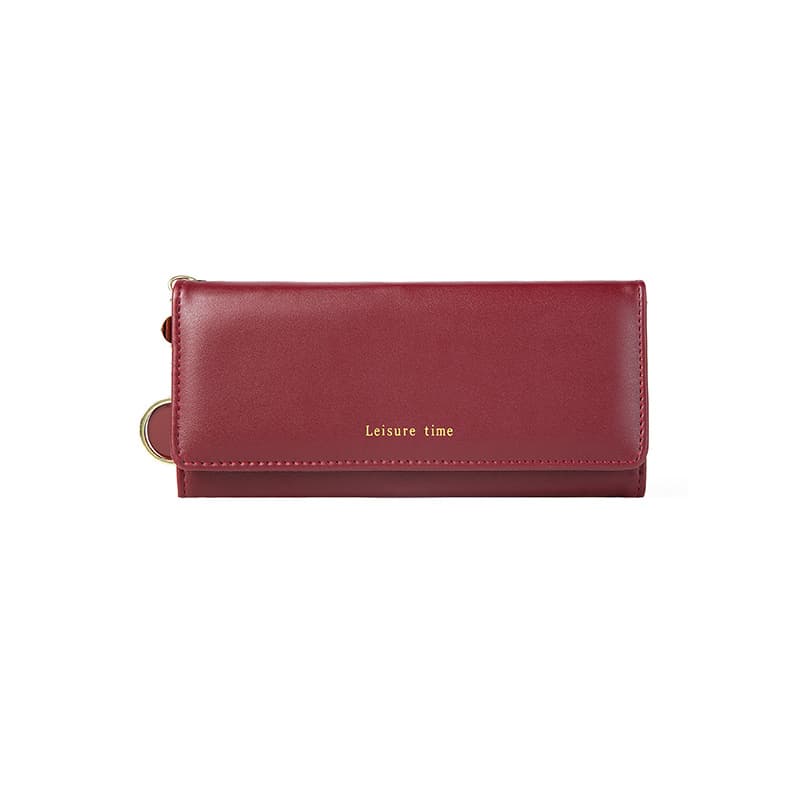 Women's PU Tri-Fold Wallet – Multi-Card Clutch with Quilted Detail (19cm), photo 5