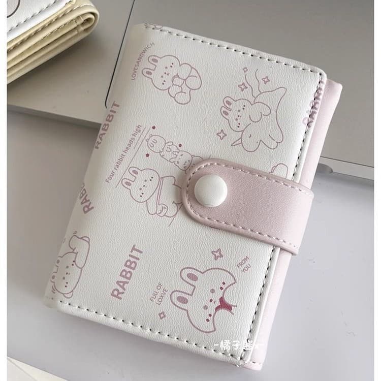 Cute Cartoon Cat Tri-Fold Wallet for Women – Waterproof PU, Multiple Card Slots, Coin Purse & Card Holder, Yellow/Blue/Pink, photo 2