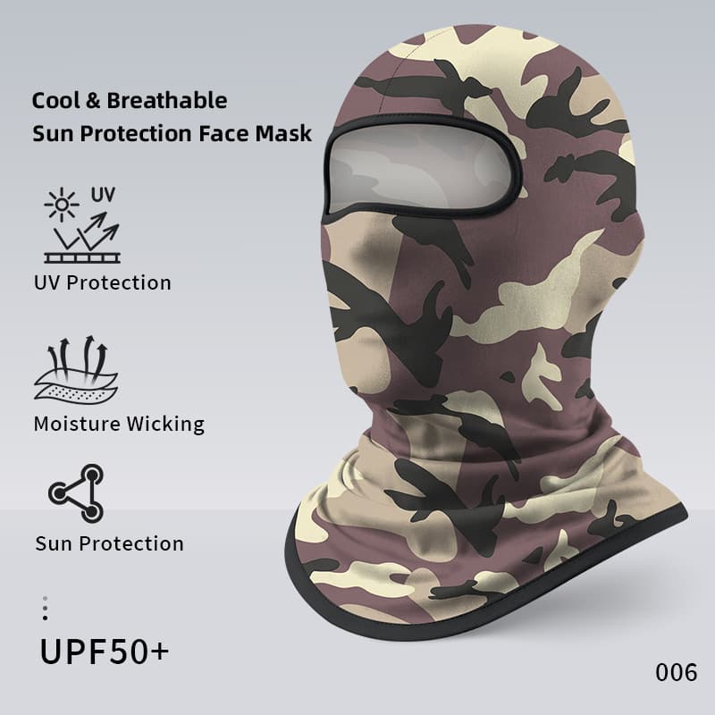 Full-Face Balaclava for Men & Women – UV Protection Breathable Lycra Mask for Cycling & Outdoor Sports, photo 7