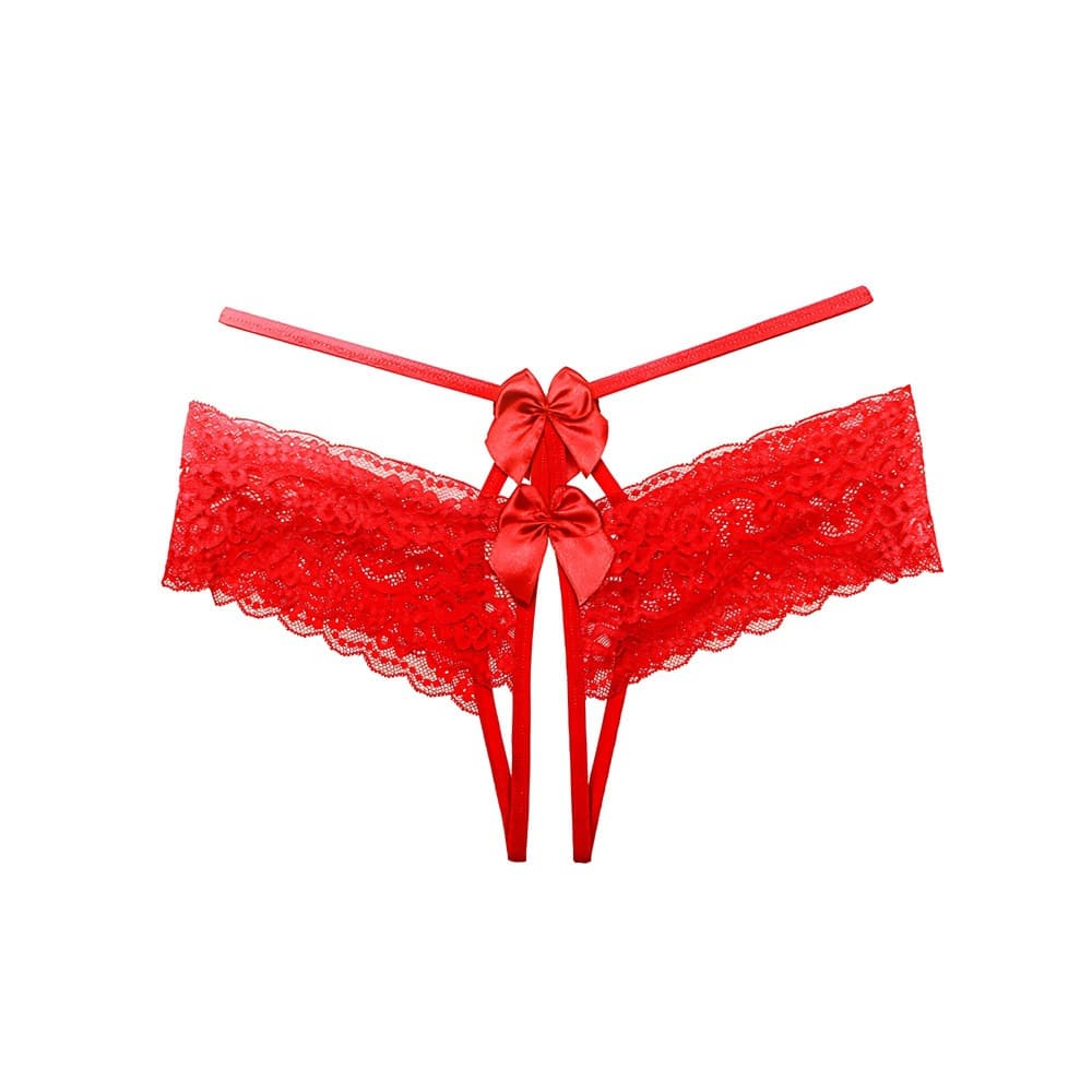 Sexy Open-Crotch Lingerie—No-Remove, Seductive Black Lingerie, Sheer, Flirtatious, Openwork Lace Thong, Lightweight, for Women, photo 7