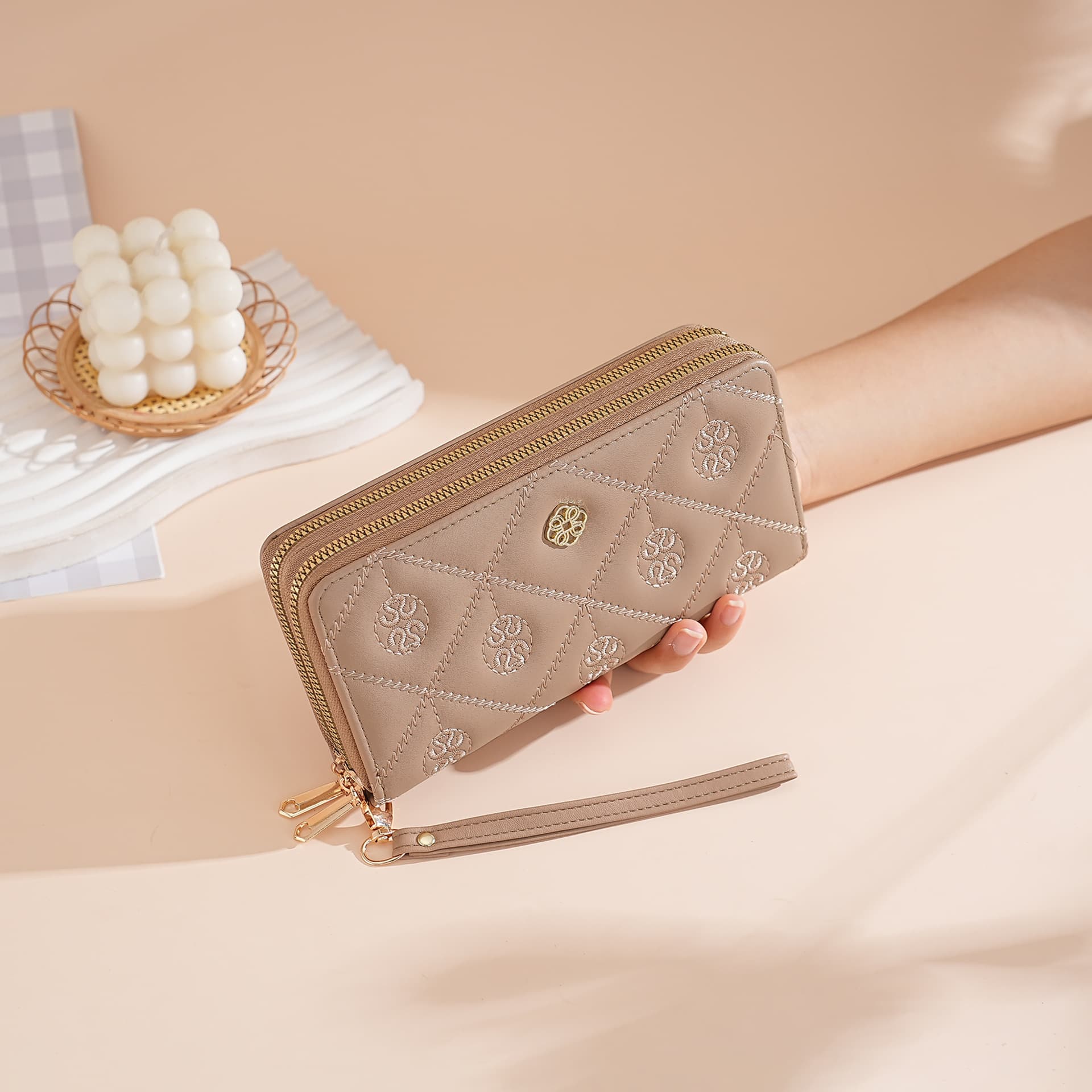 Women's Wallets: Luxurious Card Holders, New Large-Capacity Clutch Bags, Double-Zipper Wallets—Wholesale Women's Handbags, photo 6