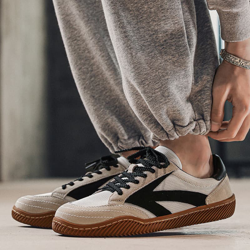 Men's Breathable Mesh Sneakers – Lightweight White Low-Top Shoes for Everyday Wear, photo 2