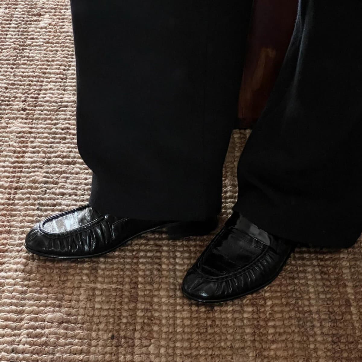 Women's Crocodile-Print Loafers – Flat British-Style Slip-On Shoes, PU Leather with Rubber Sole, photo 2