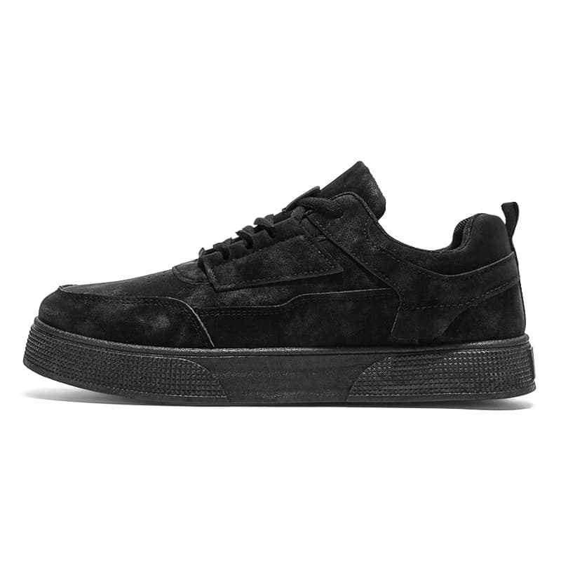 Men's Breathable Casual Sneakers – Korean-Style Low-Top Shoes in Black or Gray, photo 5