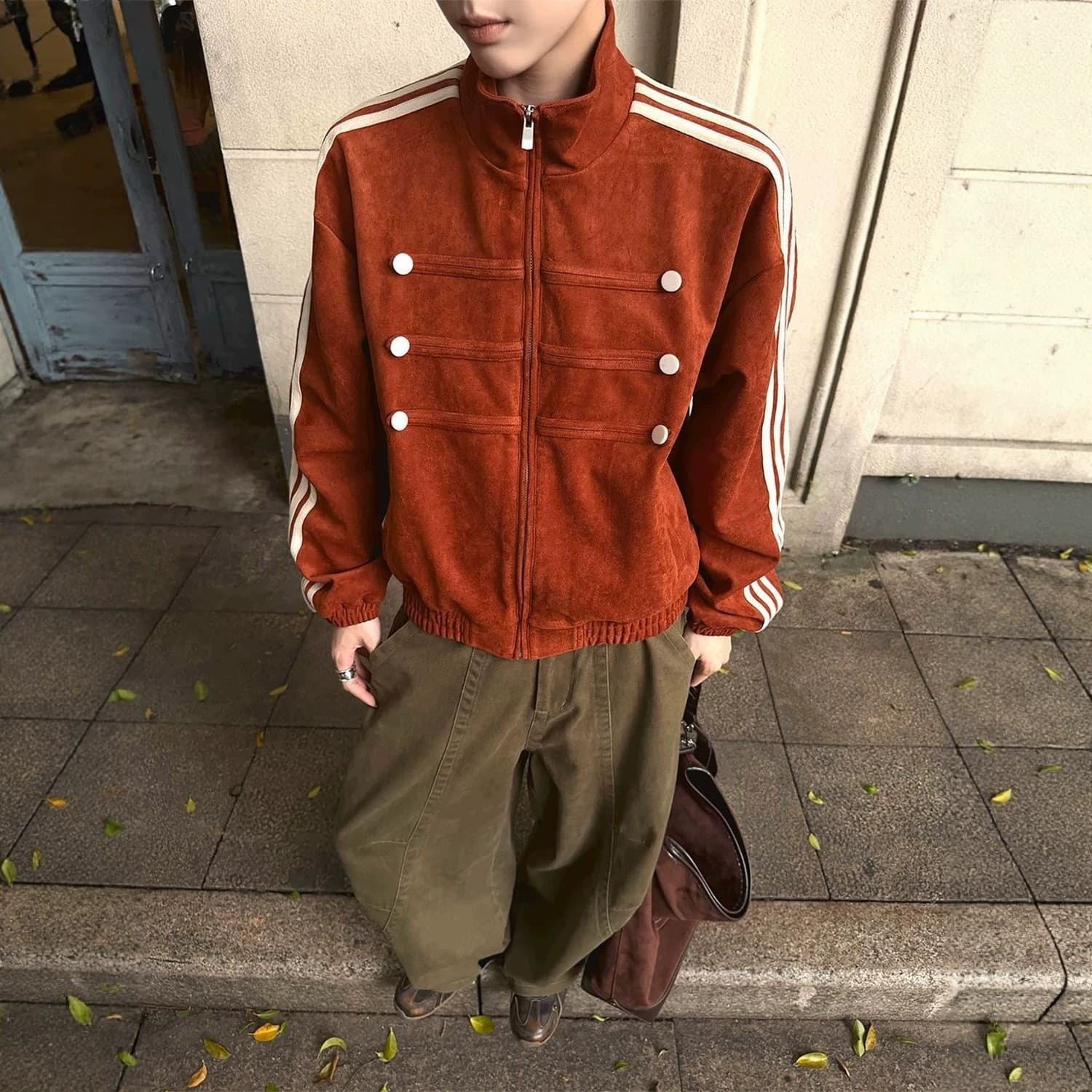 Job Hunting Season: Elegant and Stunning New Suede Jacket for Women—Versatile, Flattering, and Retro Stand-Up Collar Jacket—Trendy, photo 3