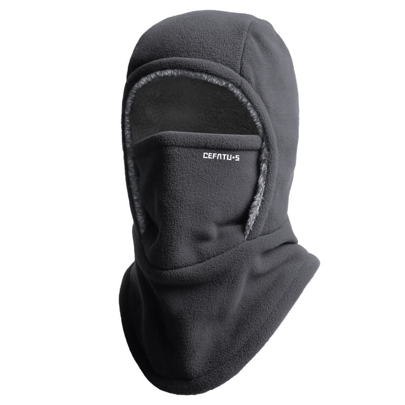Men's Winter Cycling Hat with Windproof Face Cover & Fleece Lining – Warm Neck & Head Cover, photo 5