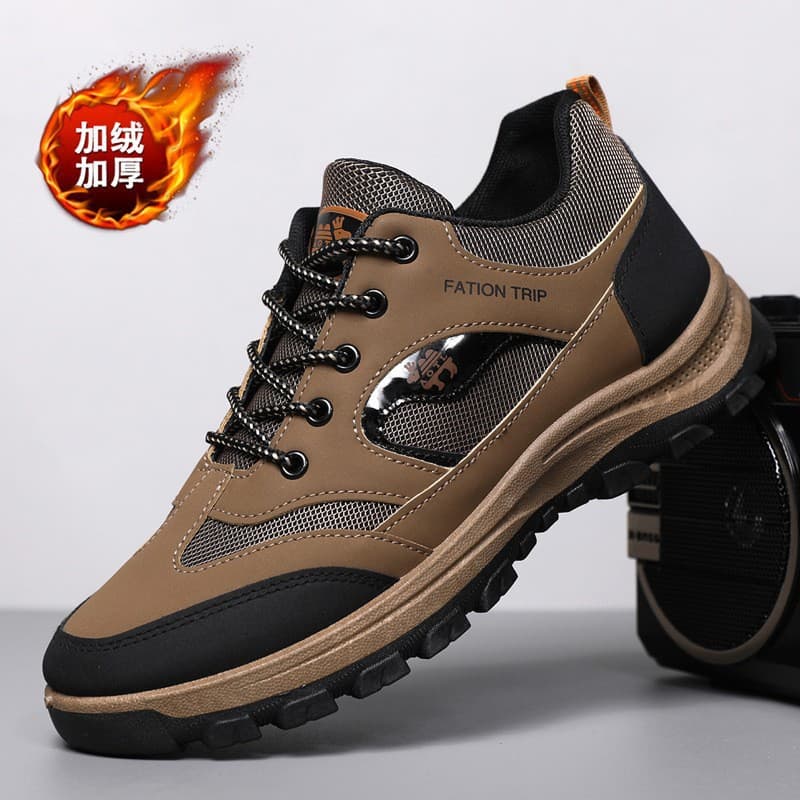 Men's Breathable Oversized Outdoor Hiking Boots – Lightweight Low-Top Walking Shoes for Casual & Trail Wear, photo 9