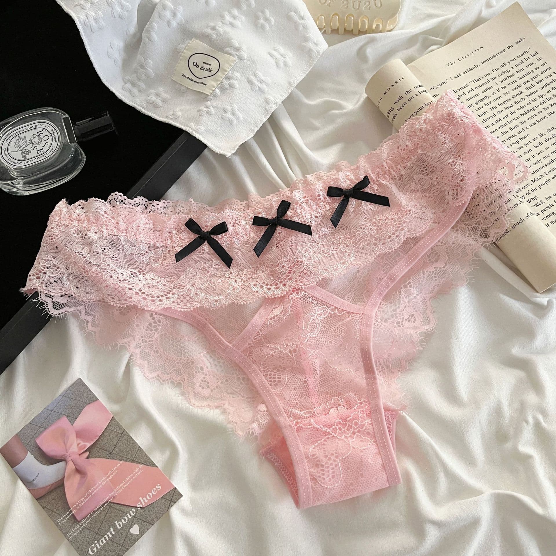 Erotic Magic ~ New French-Style Lace Panties: Sexy, Alluring, Low-Rise, Sheer, and Breathable Women's Briefs, photo 6
