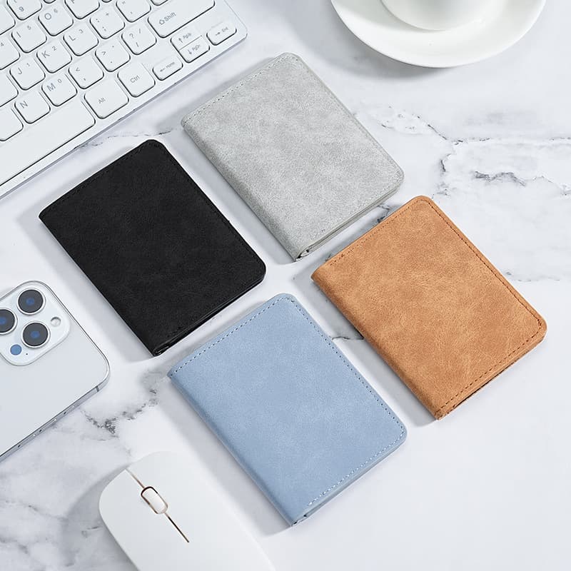 Ultra-Thin Mini Card Holder Wallet for Men & Women – Slim PU Card Case with Multiple Slots, Anti-Demagnetization ID & Ticket Holder, Solid Color, 4 Colors, photo 4