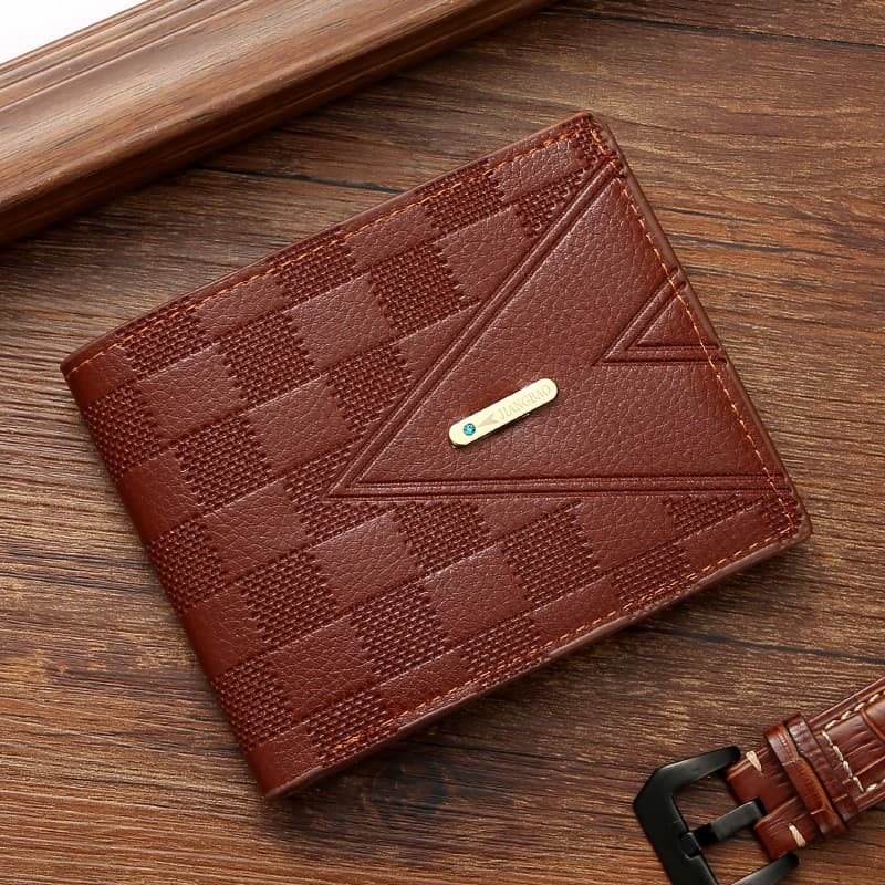 Men's Compact Business Wallet – Geometric Print, Multiple Card Slots, Ultra-Lightweight & Theft-Proof, photo 7