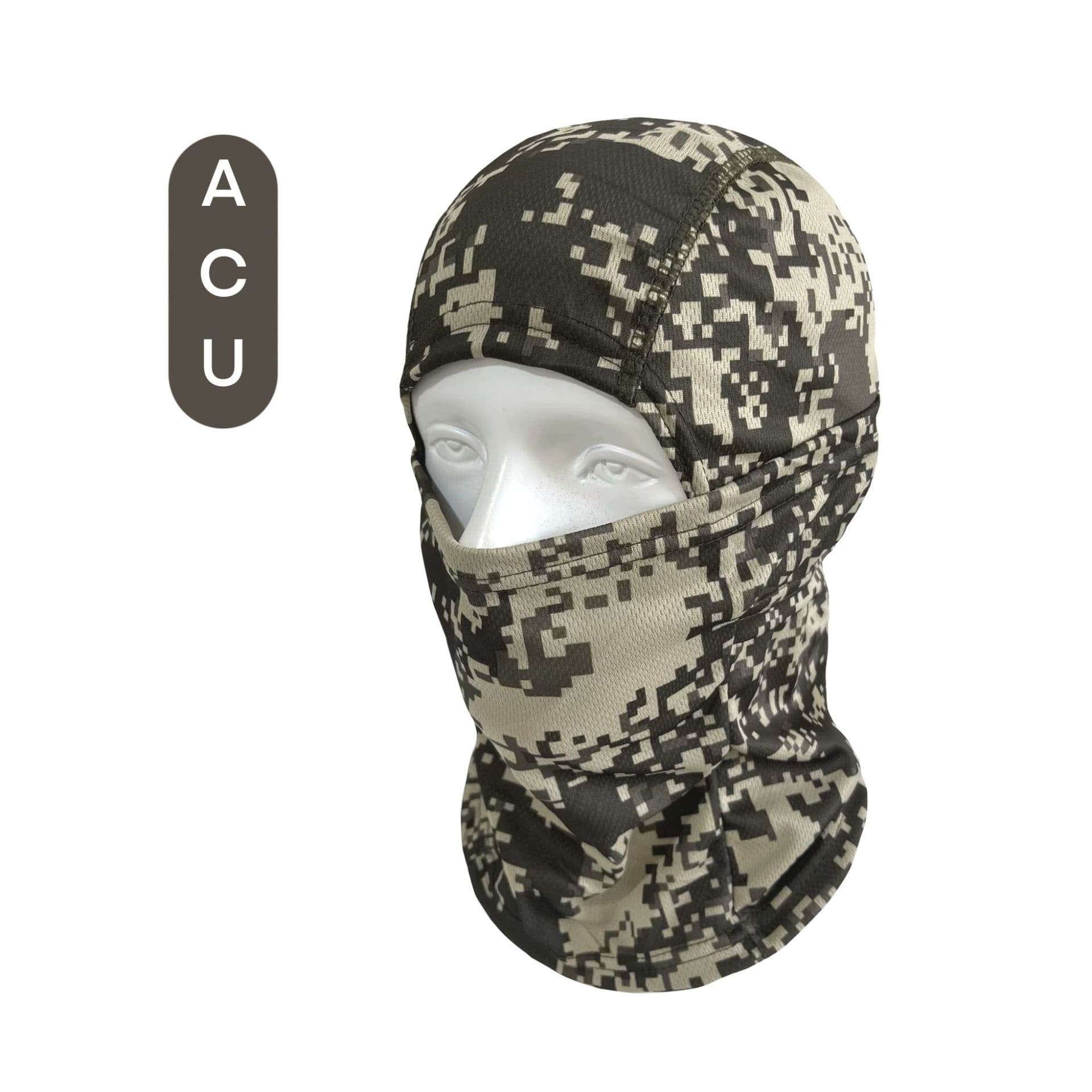 Sun Protection Cycling Face Mask – Windproof, Dustproof Balaclava in Camo & Solid Colors, photo 9