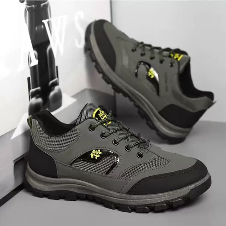 Men's Breathable Mesh Hiking Shoes – Durable Outdoor Sneakers for Dads & Active Seniors, Sizes 39-48, photo 3