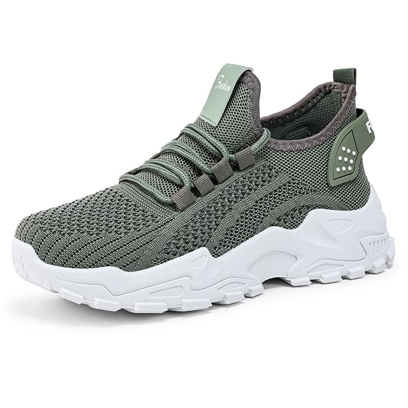 Plus-Size Women's Lightweight Sneakers – Breathable Knit Low-Top Lace-Up Shoes with Height-Boosting Sole, Sizes 36-43, 10 Colors, photo 9