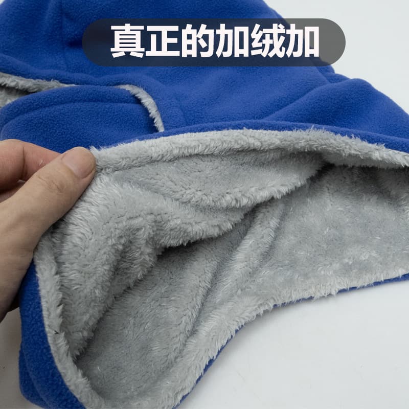 Men's Winter Cycling Hat with Windproof Face Cover & Fleece Lining – Warm Neck & Head Cover, photo 3