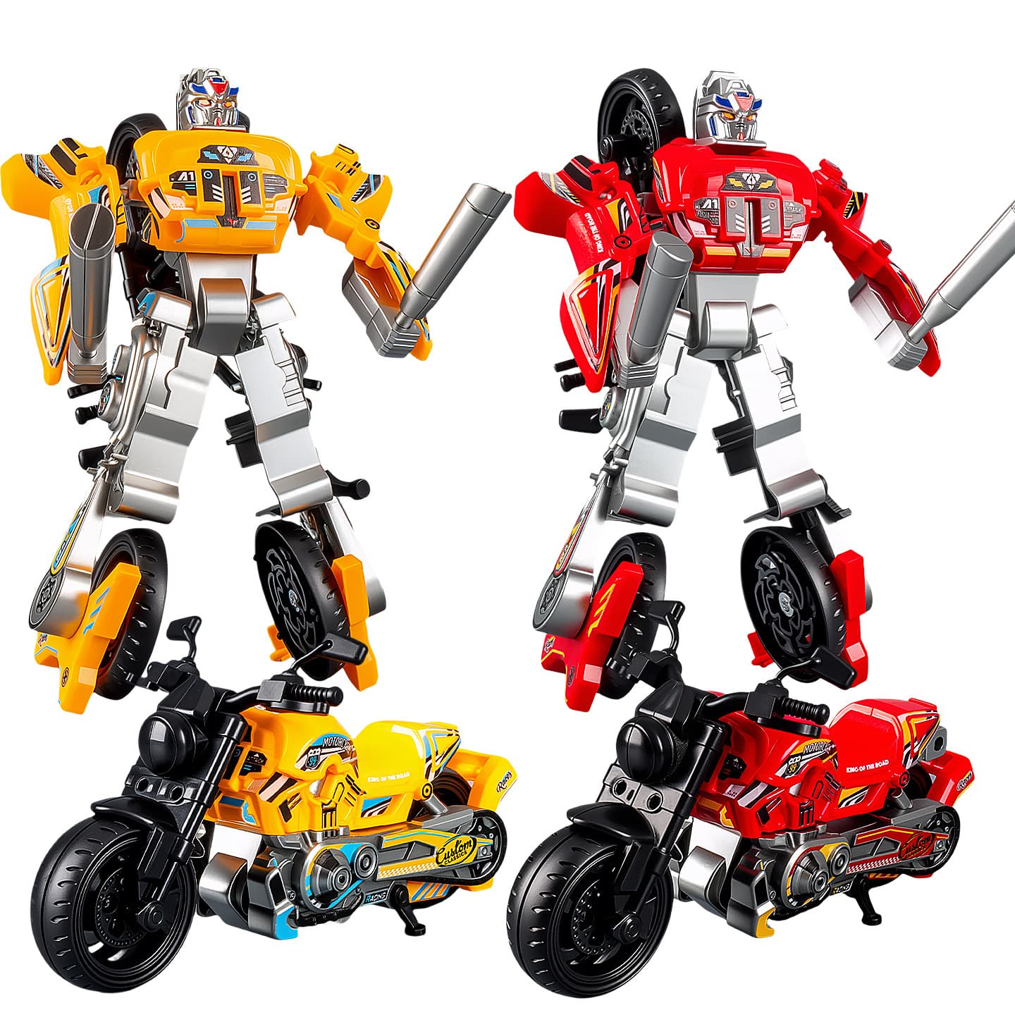 Transformable Inertia Toy Cars – Robot Police Trucks, Military Vehicles & More for Kids, photo 5
