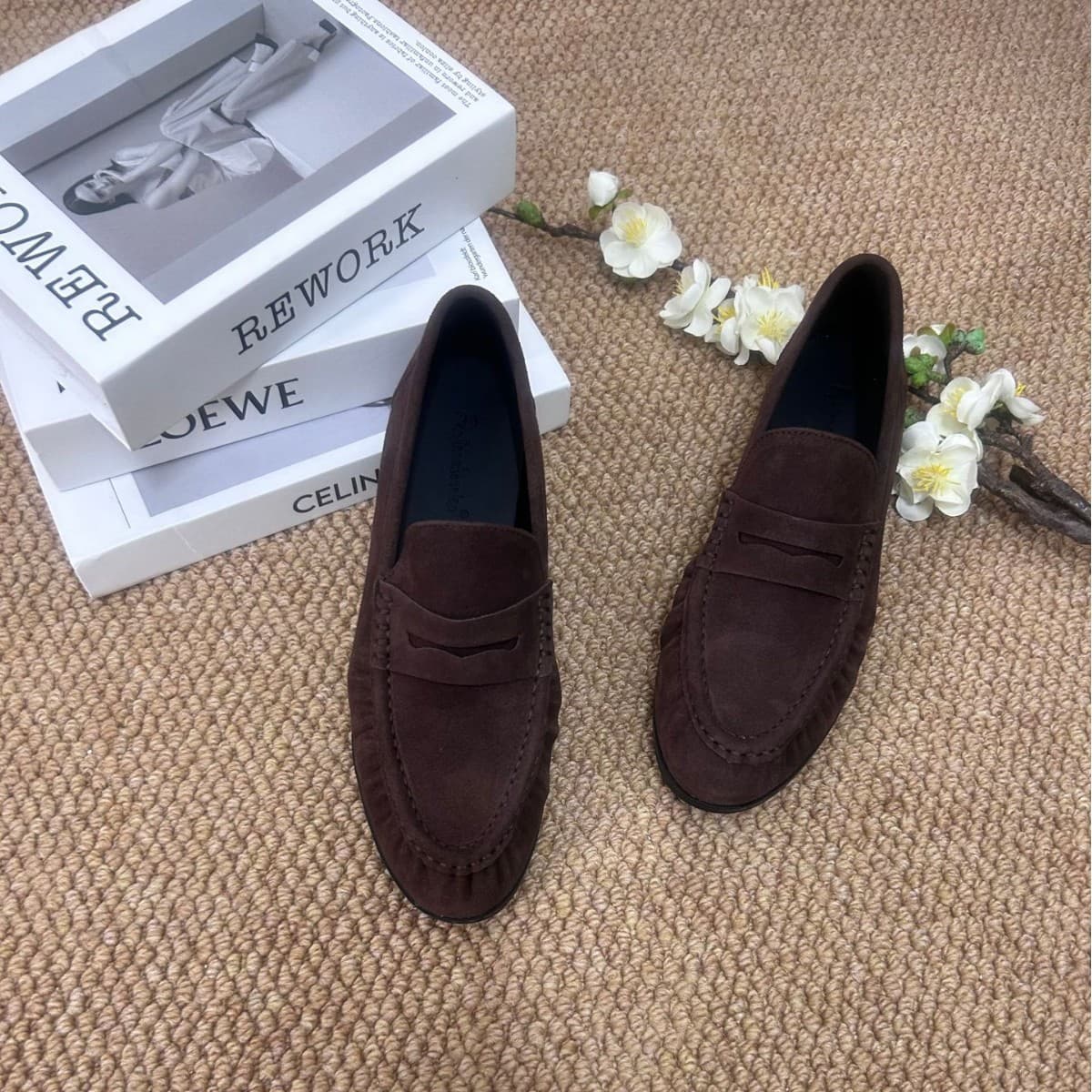 Women's Crocodile-Print Loafers – Flat British-Style Slip-On Shoes, PU Leather with Rubber Sole, photo 8