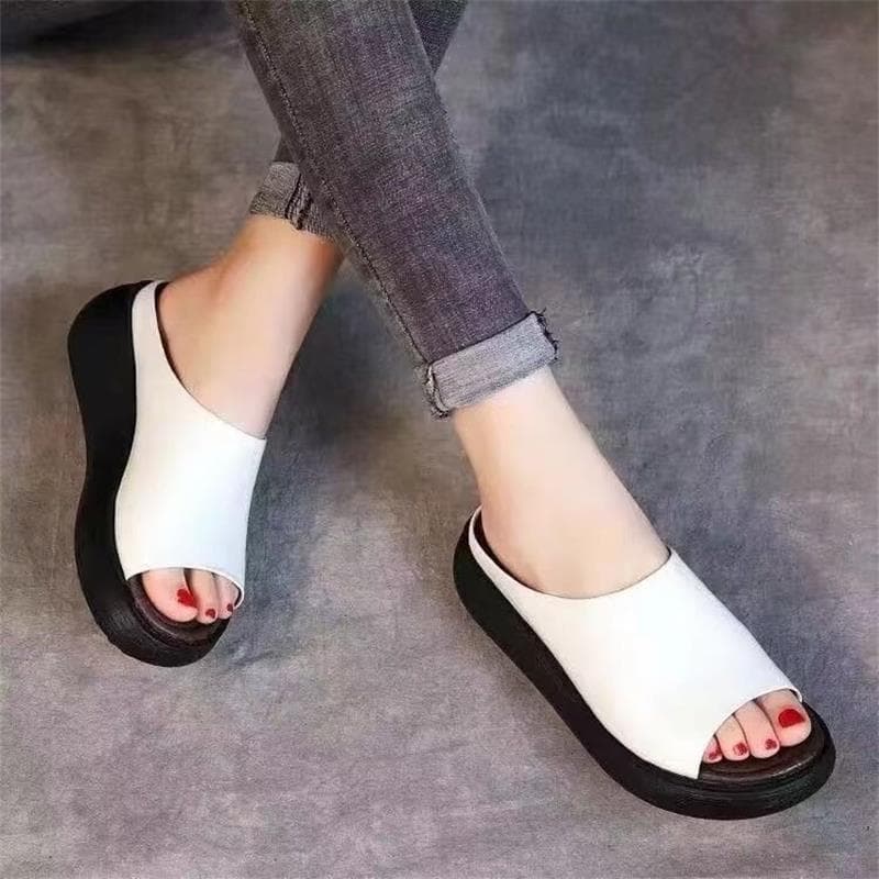 Women's Retro Wedge Flip-Flops – Breathable Foam Sole Casual Sandals (Spring 2025), photo 7