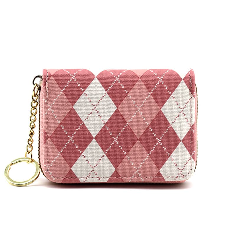 New Diamond-Pattern Zipper Coin Purse: Large-Capacity, Multifunctional Card Holder for Women—Luxurious Wallet with Korean-Style Anti-Demagnetization Card Sleeves, photo 10