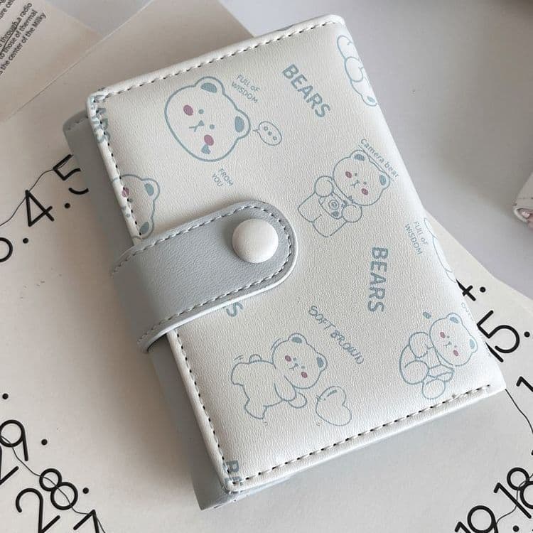 Cute Cartoon Cat Tri-Fold Wallet for Women – Waterproof PU, Multiple Card Slots, Coin Purse & Card Holder, Yellow/Blue/Pink, photo 7