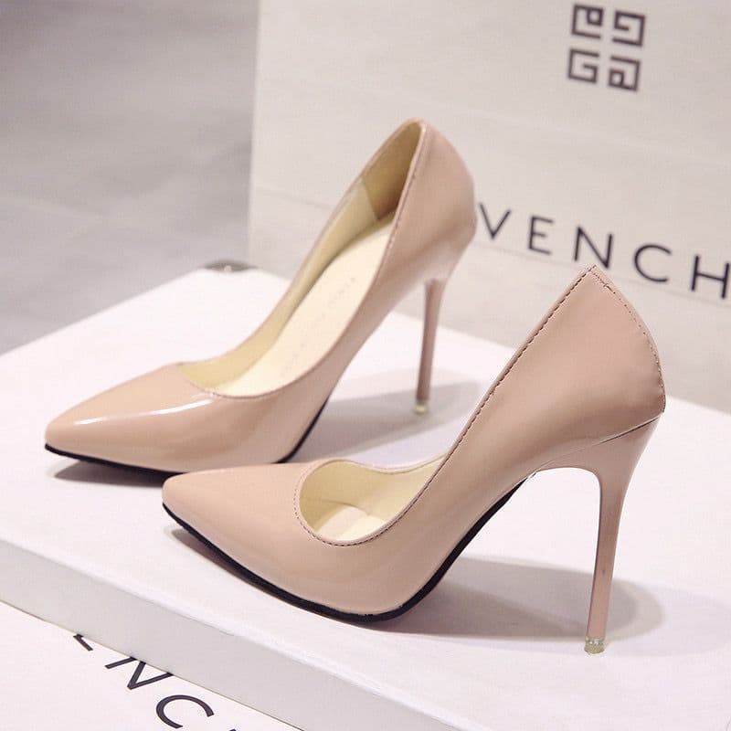 Women's Sexy Open-Toe High Heel Pumps with Red Sole – Pointed Toe, Thin Heel, Comfortable Daily Wear, photo 10