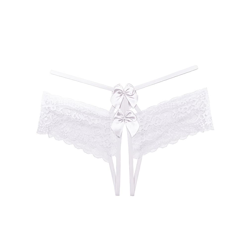 Sexy Open-Crotch Lingerie—No-Remove, Seductive Black Lingerie, Sheer, Flirtatious, Openwork Lace Thong, Lightweight, for Women, photo 8