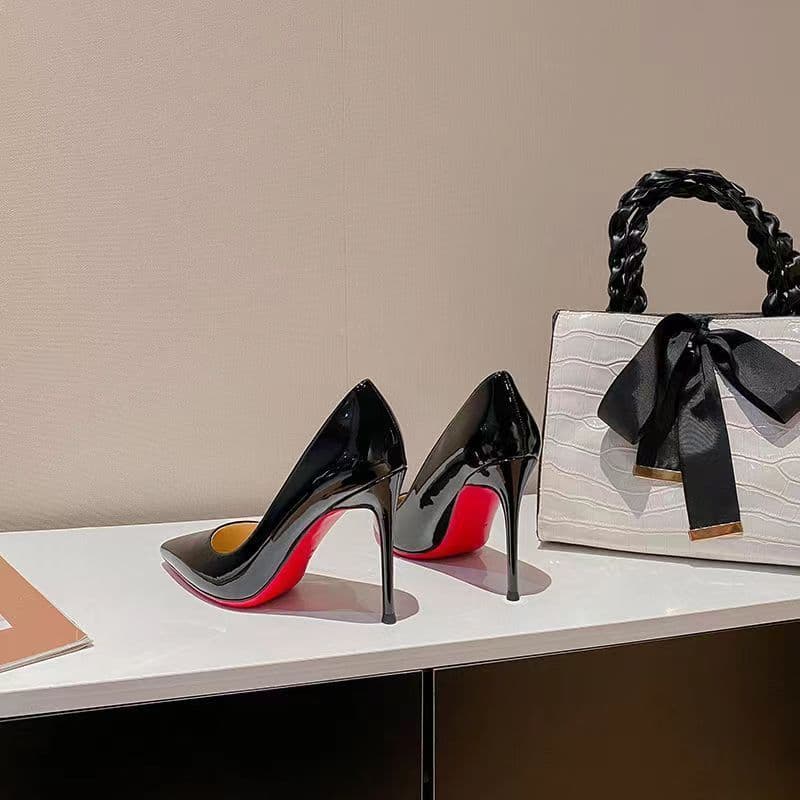 Women's Sexy Open-Toe High Heel Pumps with Red Sole – Pointed Toe, Thin Heel, Comfortable Daily Wear, photo 4