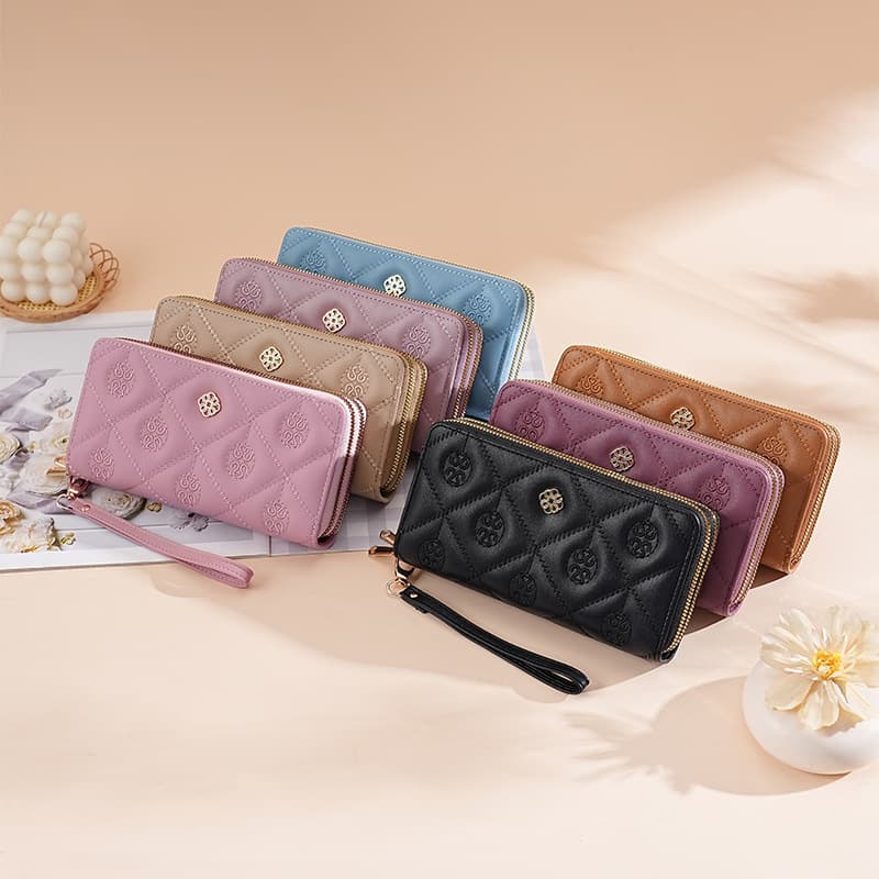 Women's Wallets: Luxurious Card Holders, New Large-Capacity Clutch Bags, Double-Zipper Wallets—Wholesale Women's Handbags, photo 4