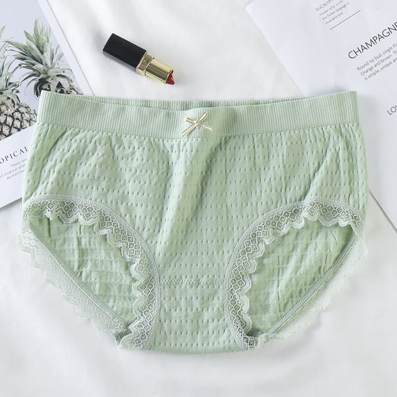 New Style Bubble-Style Underwear for Women: 100% Cotton, Graphene-Infused, Seamless, Breathable, Plus Size, Mid-Rise, Lace Thong, Breathable, photo 9