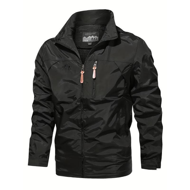 Men's Hooded Windproof Outdoor Jacket – Lightweight Wrinkle-Resistant Spring Layer in Army Green, photo 4